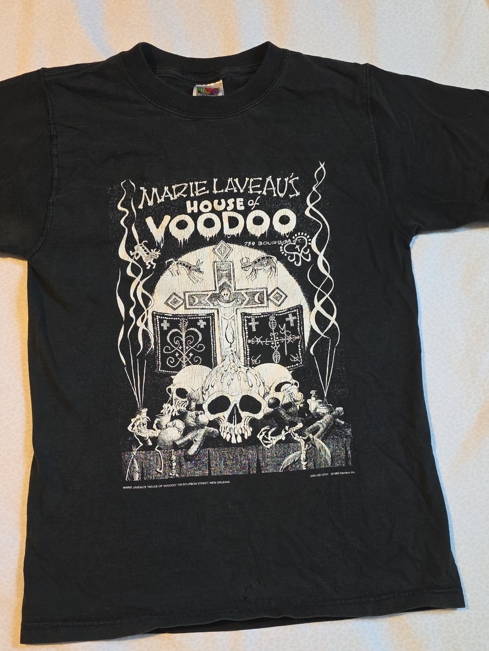 Very Rare Vintage 1989 House Of Voodoo T Shirt Men's Size Small